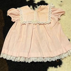 Little Precious summer pink dress size 12 months